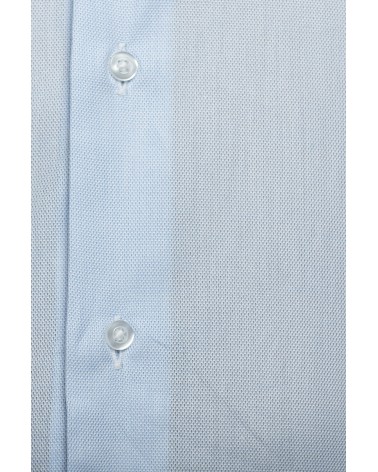 copy of 100% cotton man shirt, light blue fil-a-fil cotton