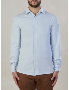 Camiceria Stefanelli - Man shirt 100% cotton pique knit
