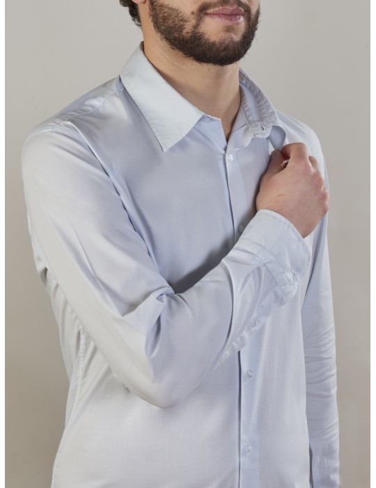 Camiceria Stefanelli - 100% cotton man shirt, garment dyed