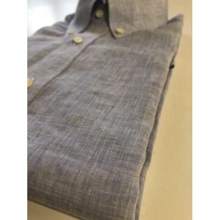 copy of 100% linen man shirt, garment dyed