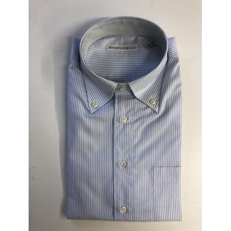 copy of 100% cotton man shirt, light blue oxford
